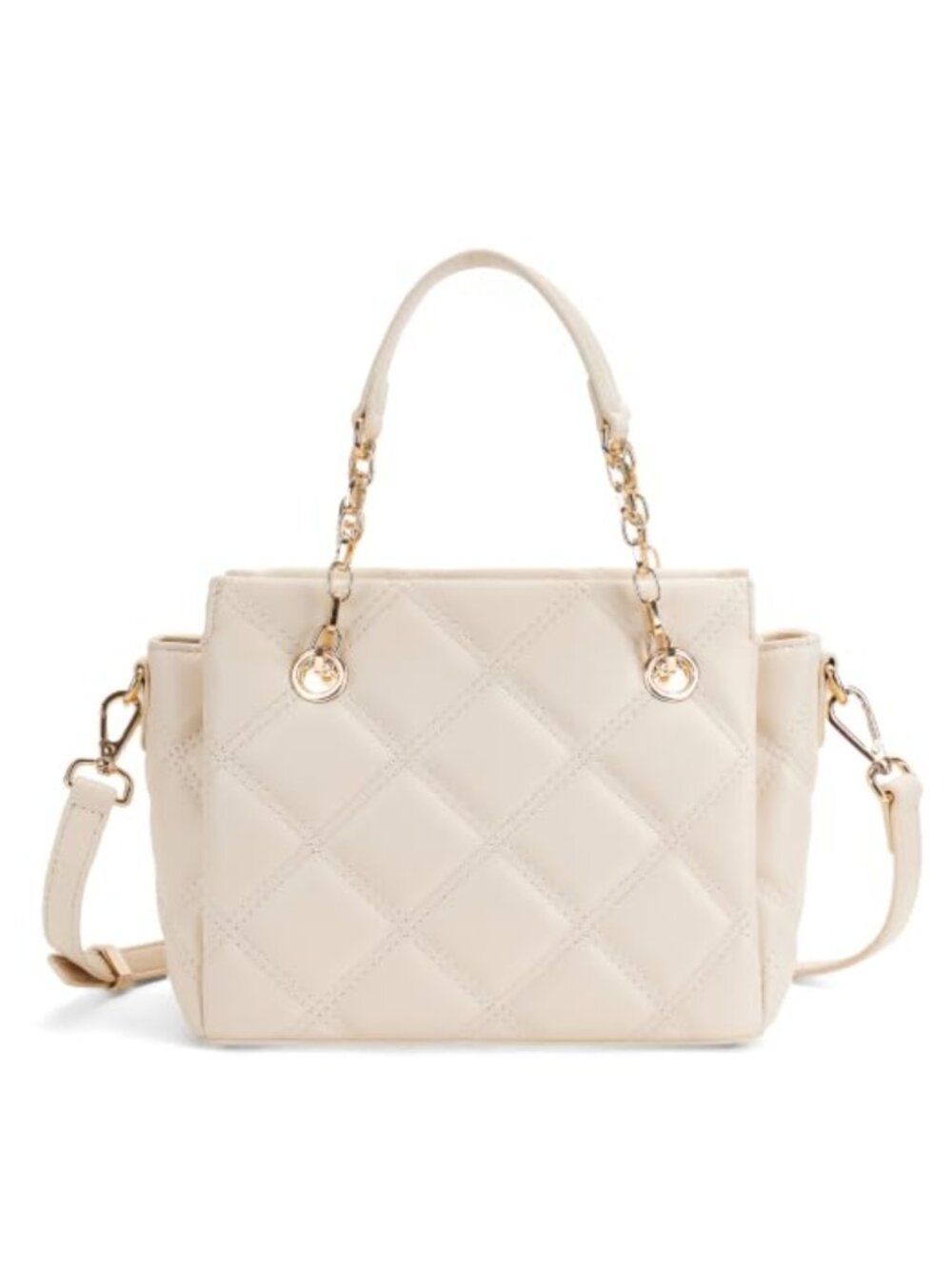 Faux Leather Satchel Tote Bag Zip Shoulder Handbag Crossbody Purse